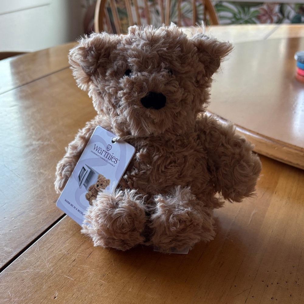 NWT Warmies Teddy Bear